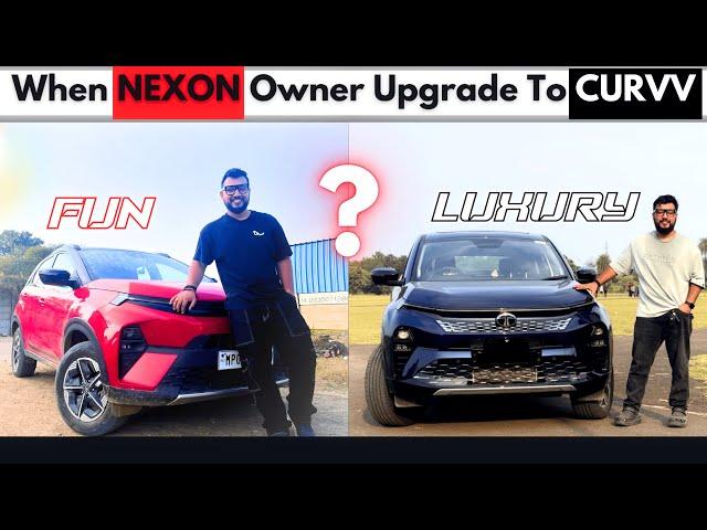 Tata Curvv vs Tata Nexon. Mileage, Driving Dynamics, Space?