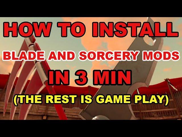 HOW TO EASILY INSTALL MODS FOR BLADE AND SORCERY NOMAD In 3 Min (the rest is game play)