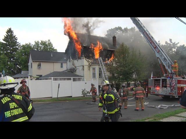 Ridgefield Park,NJ Fire Department 3rd Alarm 68 College Place 7/21/24