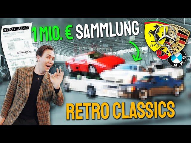 Mit Autos GELD VERDOPPELN in 10 Jahren??? 1 MIO € Challenge auf der Retro Classic 2024