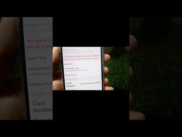 Your Payment Method Was Declined Update It or Provide A New Payment Method and Try Again