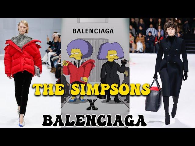 BALENCI | The Simpsons Balenciaga F/W Paris Fashion Week 2021 | Real Models!