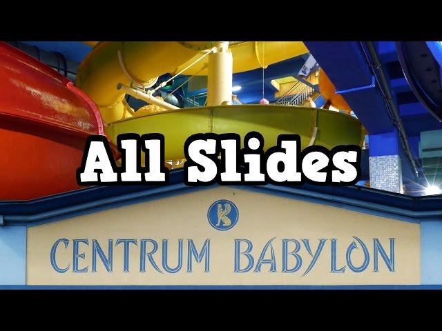 Aquapark Centrum Babylon - All Water Slides / Alle Rutschen (POV)