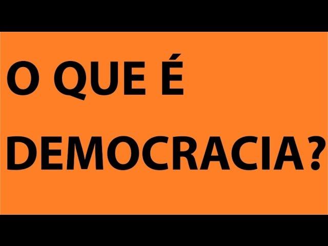 O que é democracia?