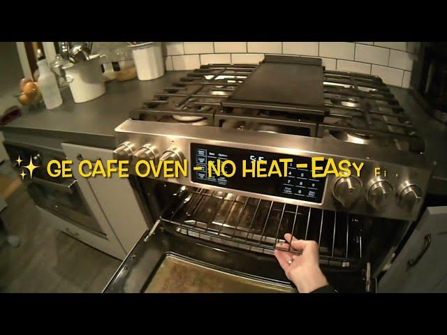  GE Double Oven  - No Heat  - Easy DIY Fix 