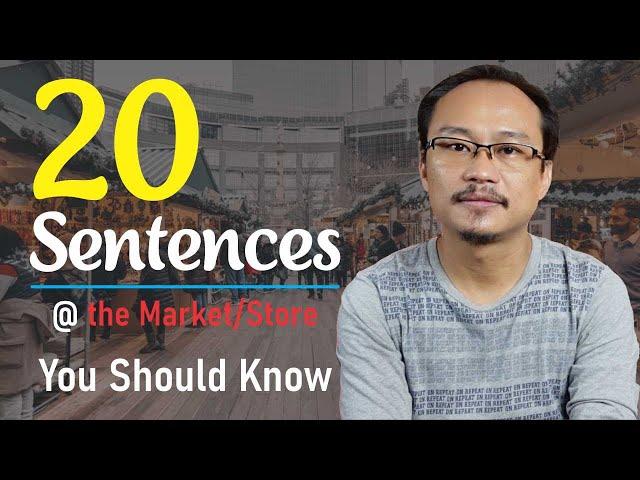 20 Sentences at the MARKET or STORE in Cambodian You Should Know