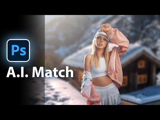 NEW A.I. to Auto-Match Subject with Background! - Photoshop Tutorial