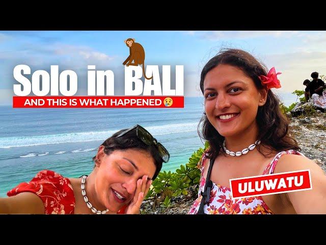 Travelled SOLO to BALI and this is WHAT HAPPENED! | ULUWATU BALI Indonesia Travel Vlog |Things to do