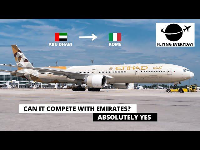 TRIP REPORT | ETIHAD AIRWAYS B777-300ER | ECONOMY CLASS | ABU DHABI (AUH) - ROME (FCO)