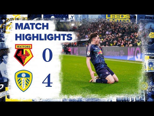 Highlights | Watford 0-4 Leeds United | James, Solomon and Piroe goals extend run!