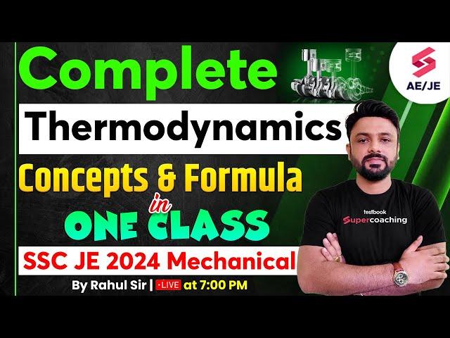 Complete Thermodynamics in One Shot | SSC JE 2024 Mechanical Engineering | Mechanical by Rahul Sir