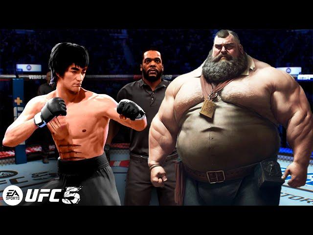 UFC 5 | Bruce Lee vs. Hagrid Bodybuilder Muscular (EA Sports UFC 5)