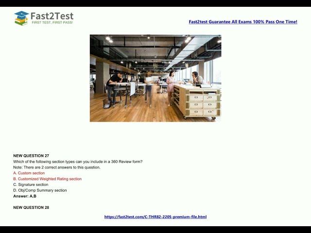 [Aug, 2022] Fast2test C-THR82-2205 PDF Dumps and C-THR82-2205 Exam Questions (27-42)