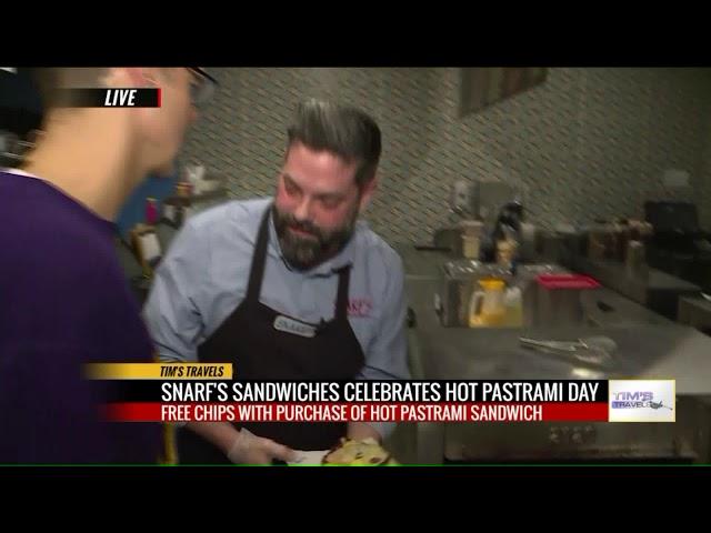 Tim`s Travels: Snarf`s celebrates National Hot Pastrami Day