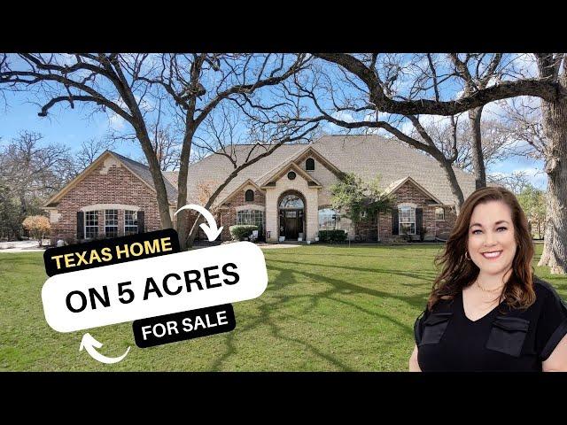 (SOLD) Home on 5 acres in Royse City, TX | Home for Sale