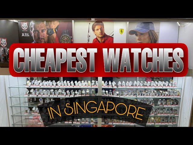 WHERE TO BUY THE CHEAPEST WATCHES IN SINGAPORE | SUPER SALE and AFFORDABLE ALL YEAR ROUND