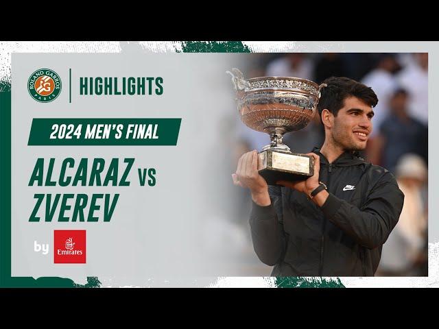 Alcaraz vs Zverev Final Highlights | Roland-Garros 2024