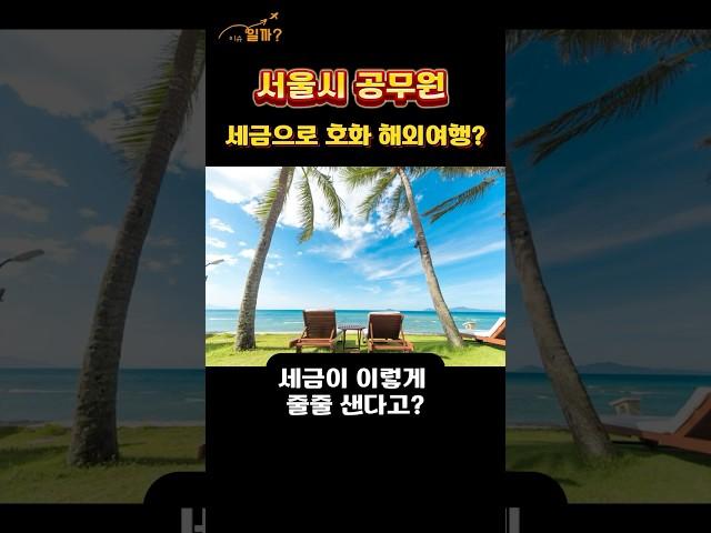 서울시 공무원, 세금 5천만원 빼돌려 해외여행? #서울시 #공무원횡령 #세금낭비 #혈세