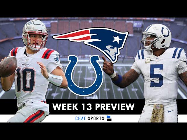 How The Patriots Can SHOCK The NFL vs. The Colts: New England Patriots Week 13 Preview