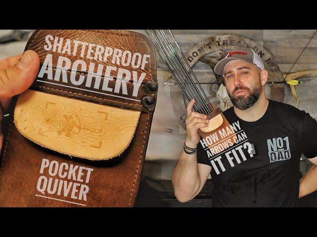 Shatterproof Archery Leather Pocket Quiver Review!