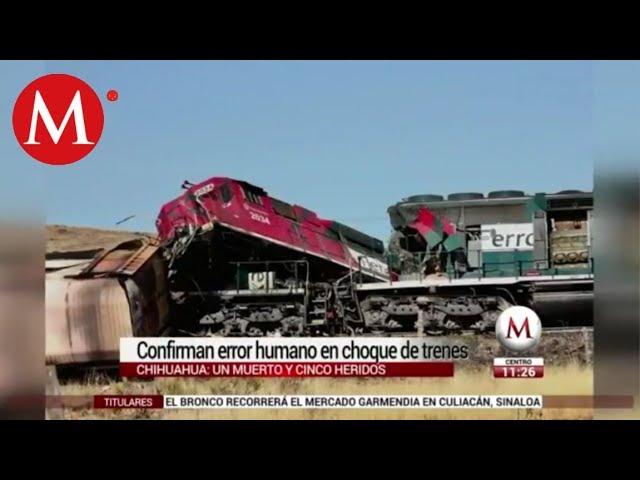 Choque de trenes en Ciudad Juárez deja un muerto