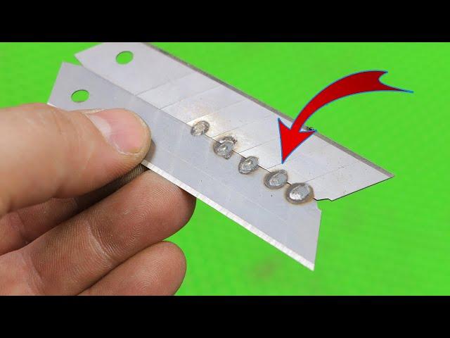 How to weld thin metal WITHOUT a semi-automatic! A clever device in a couple of minutes!