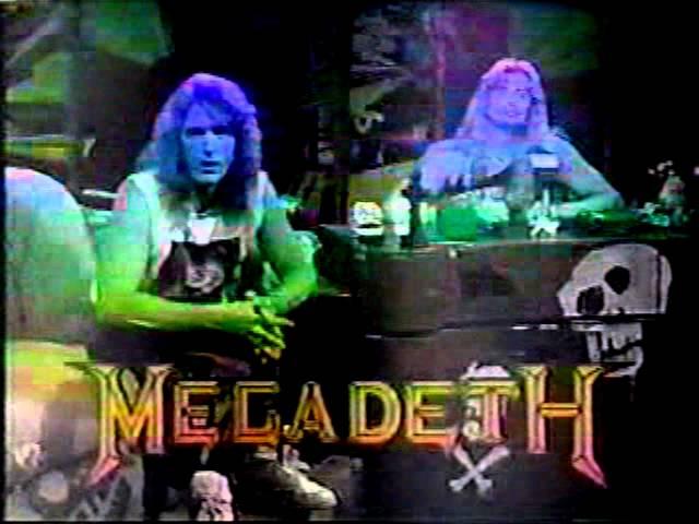 Vintage Megadeth Host MTV Headbangers Ball August 1990