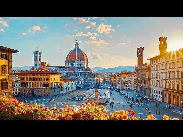 FLORENCE, ITALY - THE MOST BEAUTIFUL CITY IN ITALY - THE MOST BEAUTIFUL PLACES IN THE WORLD 4K HDR