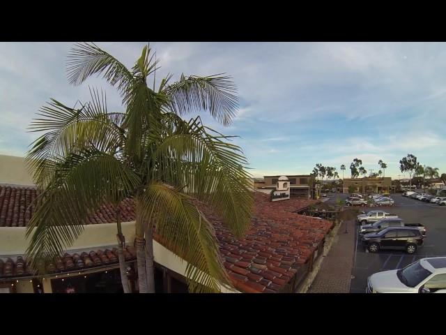 Old California Restaurant Row - An Aerial View