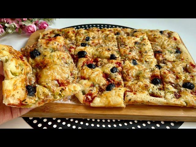 You won't be buying pizza again with this incredibly good easy recipe with just a few ingredients!