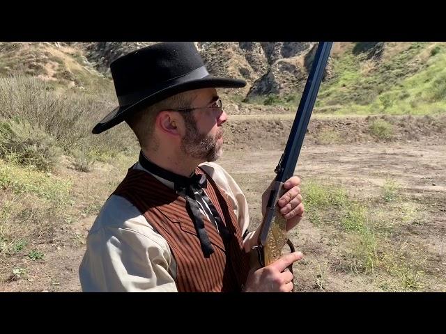 Eric with his 1860 Henry Repeater (Chapter 2)