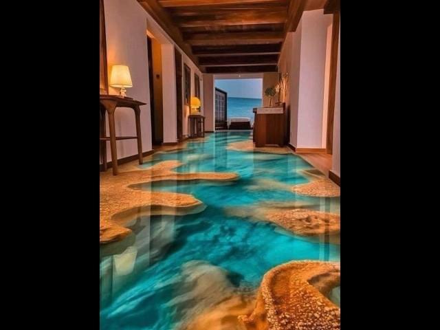 Stunning epoxy #Flooring Ideas