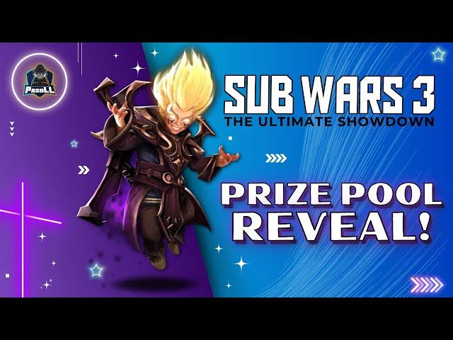 How Big Is the Sub Wars Prize Pool? Find Out LIVE! !event !register