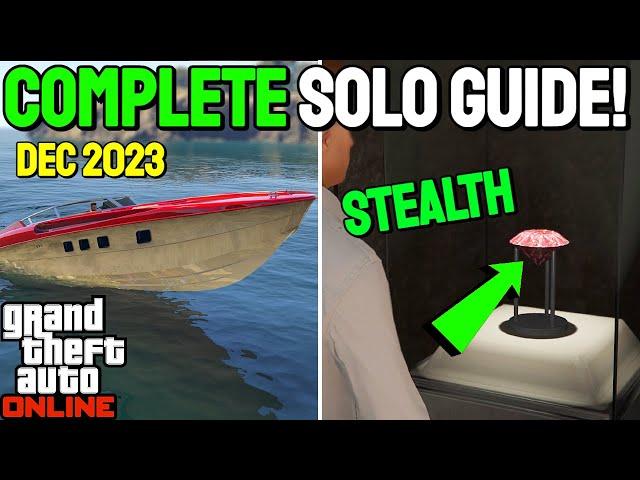 GTA Online Solo Cayo Perico Heist Guide! (Set Ups + Stealth Elite Finale)