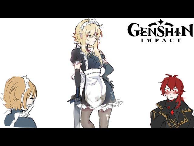 Maid Lumine [Genshin Impact Comic Dub]