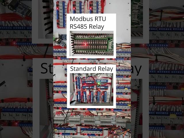 Modbus RTU RS485 vs. Standard Relays