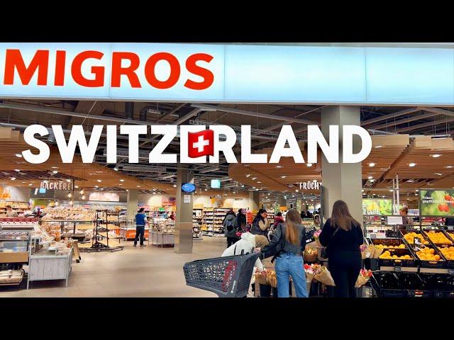 Food Prices in Switzerland MIGROS Supermarket || Shopping Guide