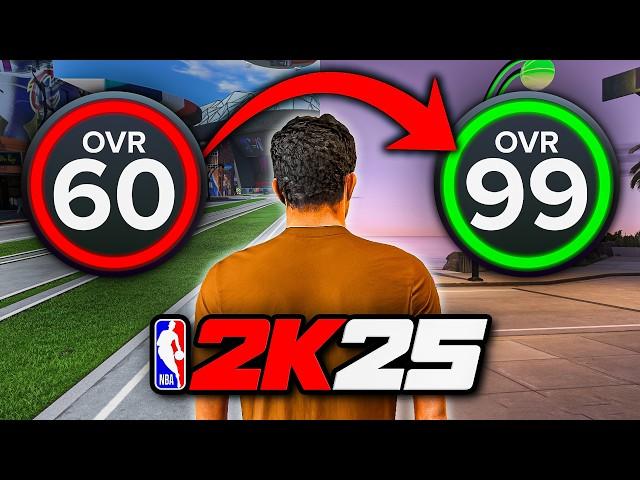 60 to 99 Overall NO MONEY SPENT in NBA 2K25 MyCareer! Ep. 1