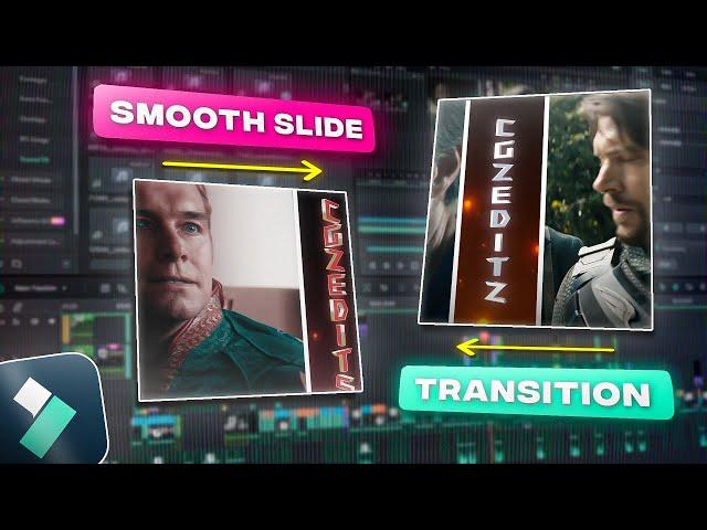 Filmora 13 | Smooth SLIDE transition in Filmora