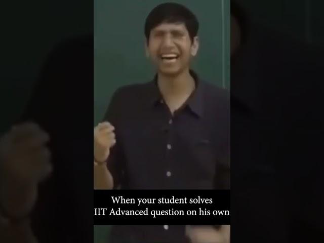 That Feeling When Your Students Get IIT Advanced Questions in First Attempt | Manoj Chauhan #IITJEE