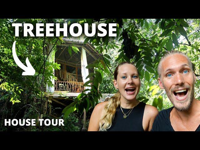 Our tiny HOME TREEHOUSE getaway in CEBU. FULL TOUR!  (Vlog 53 - Philippines)