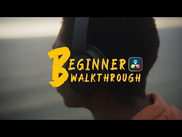 5 Minute Beginner Walkthrough for DaVinci Resolve