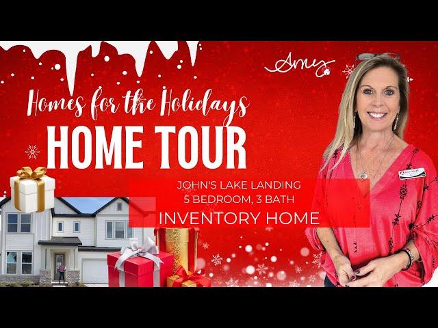 Home Tour | David Weekley |  5 Bedroom | Homes for the Holidays 2022 | Orlando Real Estate -Clermont