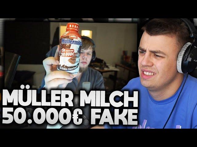 Ist das 50000€ Gewinnspiel von Müllermilch fake?  (Reaktion)