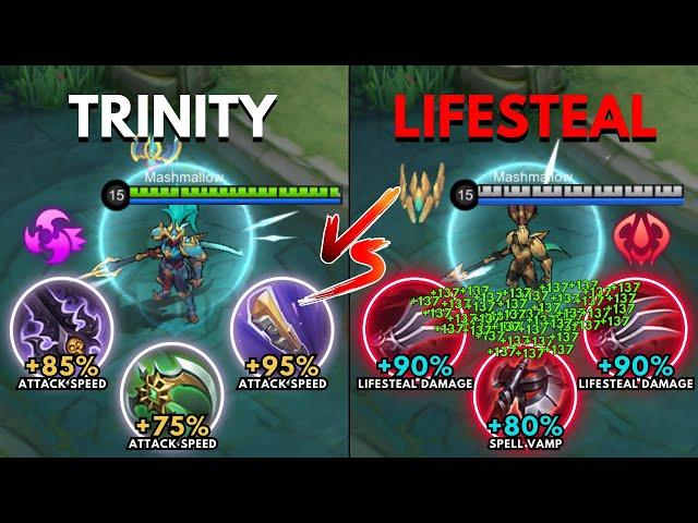 Alpha Trinity Build vs Alpha Lifesteal Build