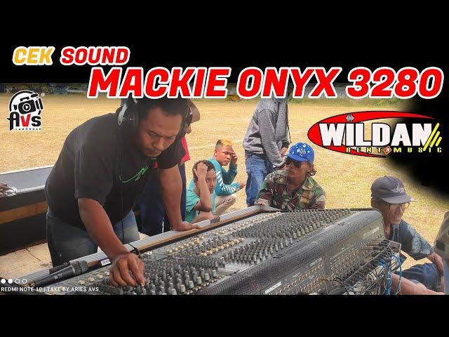 CEK SOUND WILDAN MUSIC WITH MIXER MACKIE ONIX3280 | Om. MARCELLINA