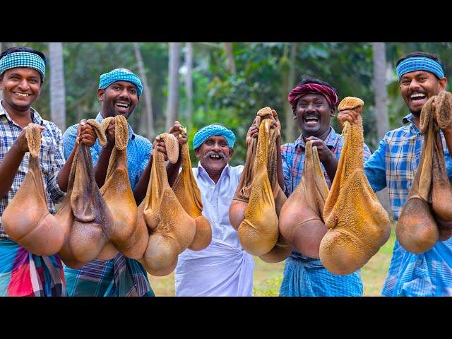 STOMACH FRY | Goat Intestine Fry Recipe Cooking In Village | Mutton Boti Fry Recipe | Mutton Recipes