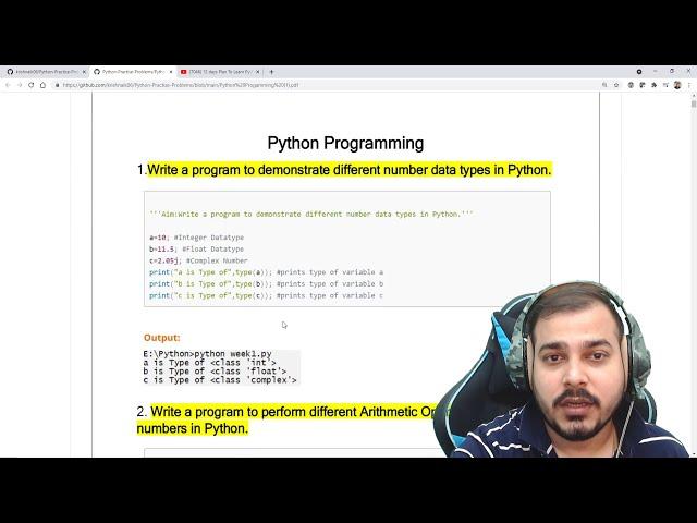 30+ Python Practice Problem Set For Data analyst And Data Scientist- Part 1