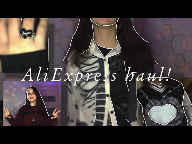 AliExpress haul! Обзор альт вещичек, эмоционально…