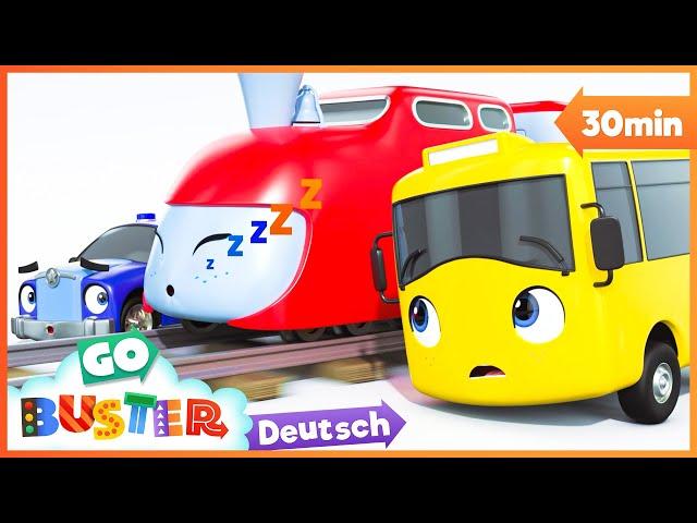 Buster und der Schläfrige Zug | Go Buster Deutsch | Kinderlieder | Cartoons für Kinder